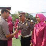 28 Anggota Polri Polres Dharmasraya Naik Pangkat