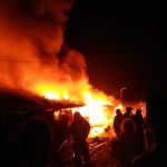 Pasar Lubuk Alung Terbakar
