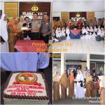 Moment Hut Bhayangkara , Polres Payakumbuh Dapat Surprise Dari SMAN 2 Payakumbuh