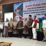 KPU  Sawahlunto Tetapkan Anggota Dewan Terpilih