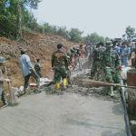Danrem 032/WBR Tinjau TMMD di Palembayan