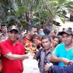 MPC Pemuda Pancasila Solsel Serahkan Bantuan Untuk Korban Bencana