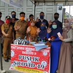 Wawako Erwin Yunaz Salurkan Bantuan Bareng PUSLIK SiCovid-19 Labuah Basilang