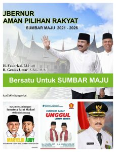 Memilih Gubernur Sumbar Periode Tiga Tahun Saja