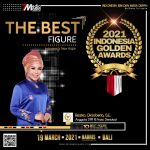 Rezka Oktoberia Raih Penghargaan  Indonesia Golden Awards 2021