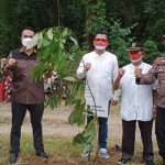 Dandim 0306/50 Kota Dampingi Wakil Bupati Kabupaten 50 Kota Resmikan Pembukaan Pra – TMMD Di Kabupaten 50 Kota