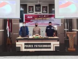 Tingkatkan Persentase Vaksinasi , Wabup 50 Kota Berpesan Kepada Pengurus Pokdar Kamtibmas