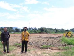 Lapangan Sepak Bola Berstandar Nasional Di Payakumbuh Telah 30 Persen Dikerjakan