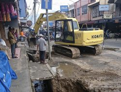 Proyek Drainase A.Yani Banyak Rintangan, Ini Kata Kontraktor