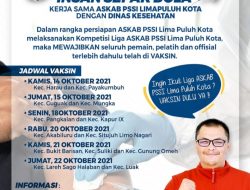 ASKAB PSSI Jalin Kerjasama dengan Dinas Kesehatan, Gelar Gebyar Vaksin Insan Sepakbola