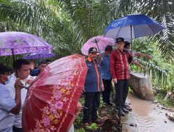Walau Hari Minggu, Wabup Pasaman Tetap Kunjungi Proyek Irigasi  Sontang Cubadak
