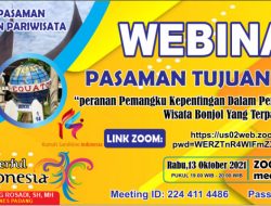 Wabup Sabar AS Nyatakan, bahwa Fokus Jadikan Destinasi Wisata Pemkab Pasaman Acara Webinar