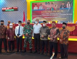 DANDIM 0306/50 KOTA BANTU WUJUDKAN VISI MISI DAERAH DALAM PERAYAAN HUT TNI KE-76, BUPATI TAKJUB.