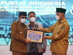 Menteri Keuangan Berikan Opini Tertinggi ‘WTP’ kepada Pemko Padang