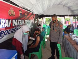 Polres Limapuluh Kota Gencar Capai Target Vaksinasi Massal
