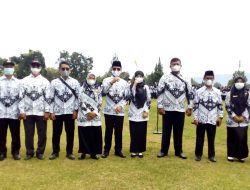 Peringatan PGRI dan Hari Guru Ke 76 di Padang Mengatas Berlangsung Khidmat