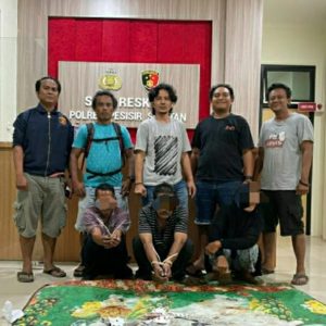 Sat Reskrim Polres Pesisir Selatan Amankan Pelaku Judi Song