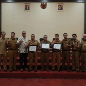 Ombusdman Ganjar 3 OPD Kota Payakumbuh sebagai OPD Dengan Nilai Kepatuhan Standar Pelayanan Publik Tinggi