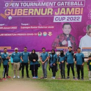 Erwin Yunaz Dan Pergatsi Kota Payakumbuh Ikut Turnamen Gateball Di Provinsi Jambi