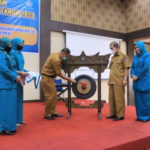 Peringatan HKG PKK Di Usia Emas, Serta Pencanangan Bulan Bakti Dasawisma Ke IX Di Kota Randang