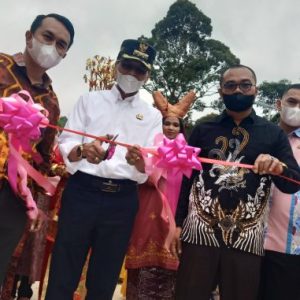 Bupati Resmikan Jembatan di Talang Maua, Tahun Ini Jalan pun Segera Diaspal