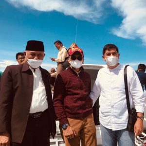 Melalui Jalur Darat dari Sarilamak, Bupati dan Ketua DPRD Menyeberang Laut ke Mentawai
