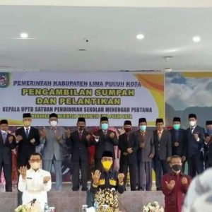 Perdana Bupati Safaruddin Lantik 30 Kepala SMP, Ada yang Pindah, Ada Dapat Job Baru, Berikut Datanya