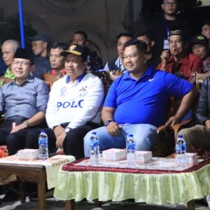 Parmato Alam dan Ahmad Ridha Semakin Mesra di Acara Pembukaan Open Turnamen Bulu Tangkis di Balai Kaliki