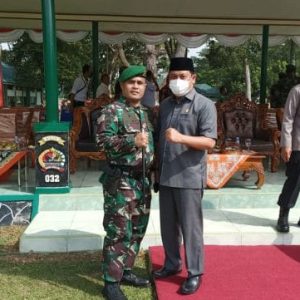 Hadiri Sertijab, Ketua DPRD Hamdi Agus Ucapkan Ke Danyon 131/BRS