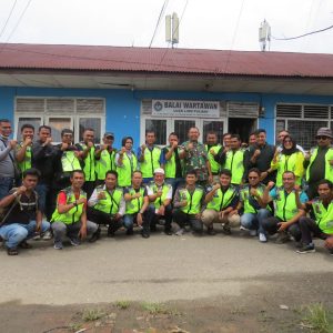 Dandim 0306/50 Kota, Letkol Inf Mochammad Denny Nurcahyono Sambangi Balai Wartawan