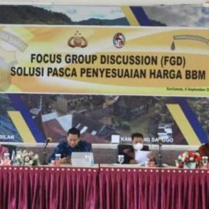 Pemkab Dan Polres 50 Kota Gelar FGD Terkait Kenaikan Harga BBM