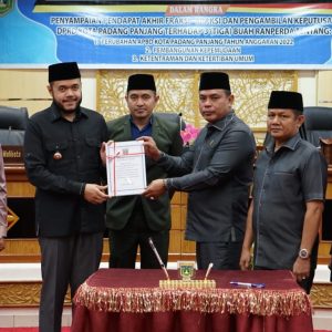 Enam fraksi di DPRD Setujui dan Tetapkan Tiga Ranperda jadi Perda