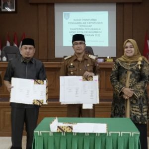 Perda Perubahan APBD Kota Payakumbuh TA 2022 Disahkan