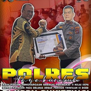 Polres Payakumbuh Terima Penghargaan Dari KPPN Bukittinggi