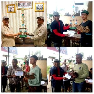 Edward DF Sediakan Tropi Jarak 1.600 Lomba Terbang Itik Tanjung Haro Utara