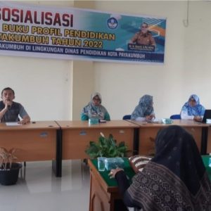 Disdik Adakan Sosialisasi Pendataan Buku Profil Pendidikan Tahun 2022