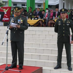 DANDIM 0306/50 KOTA IRUP, UPACARA PERINGATAN ke-77 HARI PAHLAWAN NASIONAL KHIDMAD