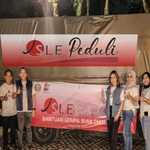 Peduli Gempa Cianjur, PT. SLE Salurkan Bantuan