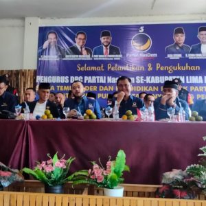 Ketua DPW Garda Pemuda NasDem (GPND) Sumbar Targetkan 7 Kursi Pada Pileg 2024  Mendatang