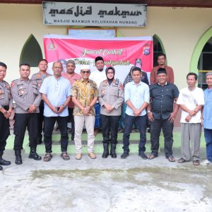 Jum’at Curhat di Mesjid Makmur NDB, Ini Penyampaian Kapolres