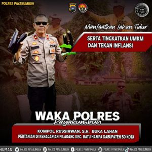 Kisah Inspiratif Kompol Russirwan, S.H., Polisi yang Nyambi jadi Petani     