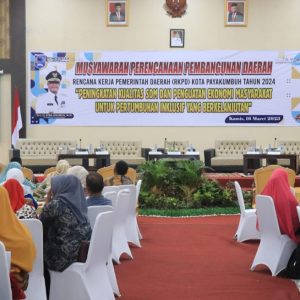Penjabat Wali Kota Payakumbuh Rida Ananda Buka Musrenbang RKPD 2024