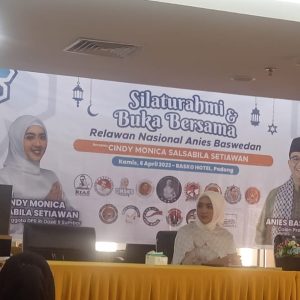 Cindy Monica Mania Silaturahmi dan Bukber Bersama Relawan Nasional Anies