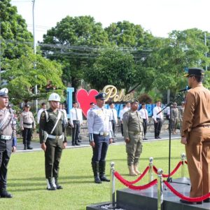 Jelang Pengamanan Lebaran 2023, Polres Payakumbuh Laksanakan Apel Gelar Pasukan