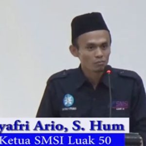 Ketua SMSI, Syafri Ario Kecam Pengusiran Wartawan saat Pelantikan Wawako Padang