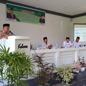 Kakan Kemenag Limapuluh Kota Buka Lokakarya MTsN 4 Liko