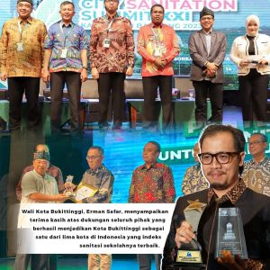 Wali Kota Bukittinggi Terima Dua Penghargaan Nasional pada CSS 2023