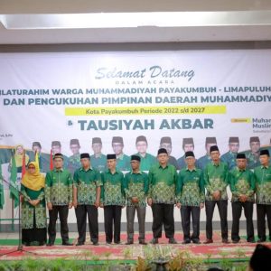 PDM dan PDA Kota Payakumbuh Dikukuhkan, Rida Ananda ; Muhammadiyah telah banyak berikan sumbangsih untuk Pemko Payakumbuh