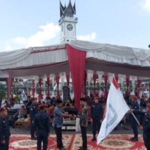 Pemko Bukittinggi Mendukung Sosialisasi Melalui Kirab Pemilu Tahun 2024