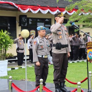 Tunjukan Kesiapan Personel, Polres Payakumbuh Laksanakan Apel Gelar Pasukan Ops Patuh Singgalang 2023